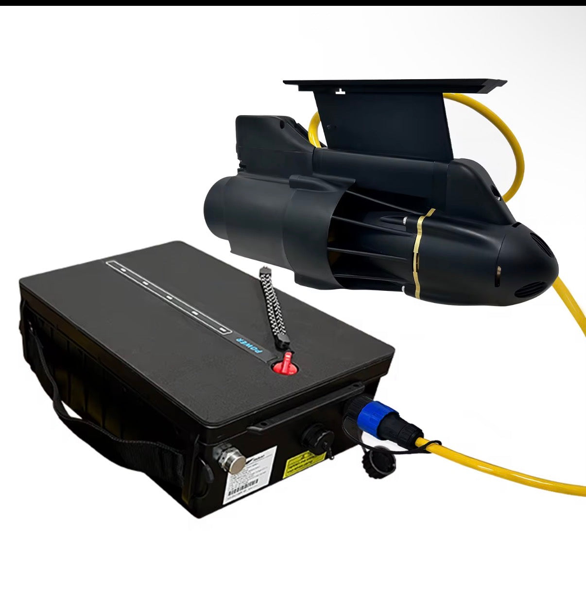 GlideAssist battery at the water's edge